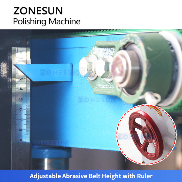 ZONESUN Stainless Steel Metal Polishing Machine Metal Buffer Polisher ZS-P600