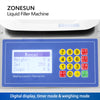 ZONESUN ZS-M90 Semi Automatic Peristaltic Pump Liquid Weighing Filling Machine