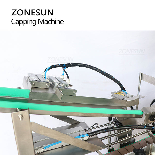 ZONESUN ZS-XG440F Automatic Screwing Irregular Bottle Pineapple-Shaped duckbilled Cap Capping Machine