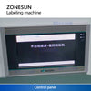 ZONESUN Automatic Custom Mold Flat Surfaces Labeling Machine Label Applicator ZS-TB105F