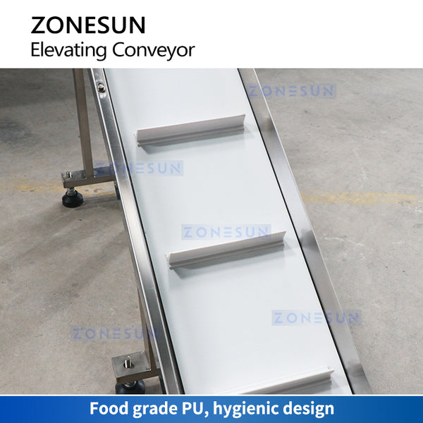 ZONESUN ZS-SLJ6 Automatic Conveyor Belt Cargo Transport Elevator