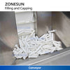 Zonesun ZS-ZFC1 Cosmetic Liquid Syringe Filling Stoppering Machine