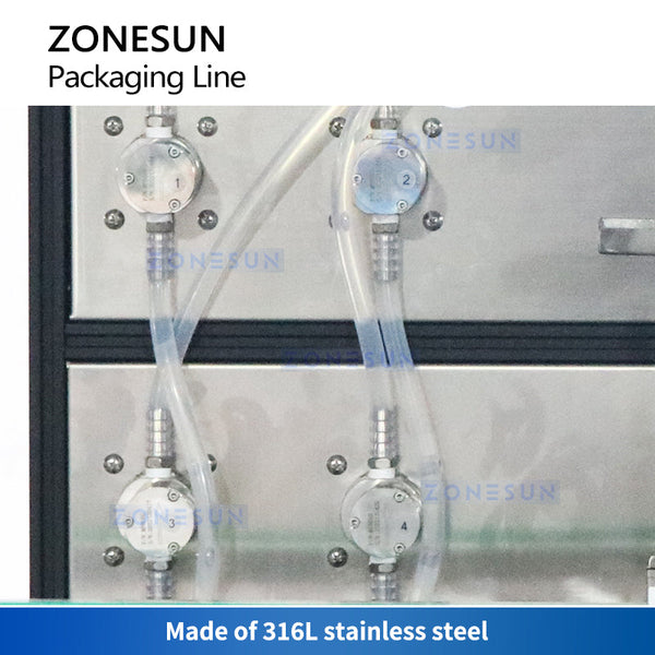 ZONESUN Cork Capper PVC Capsule Heat Shrinker Wrap Around Labeler Spirits Liquid Packing Production Line ZS-FAL180Z5