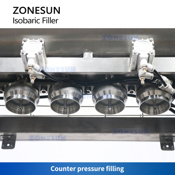 ZONESUN Carbonated Beverage Filling Machine ZS-CF4A