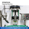 ZONESUN Automatic Beer Bottle Ring Pull Crown Cap Sealing Capping Machine ZS-XG440L