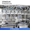 Zonesun ZS-FAL180Z10 Servo Filling Production Line F-stype Capper Bottleing Line