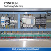 ZONESUN ZS-MSZH50L Automatic Vertical Box Cartoning Machine