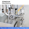 ZONESUN ZS-VGPJ1 Pneumatic Psaste Scrub Cream Filling Machine | Hydraulic Press