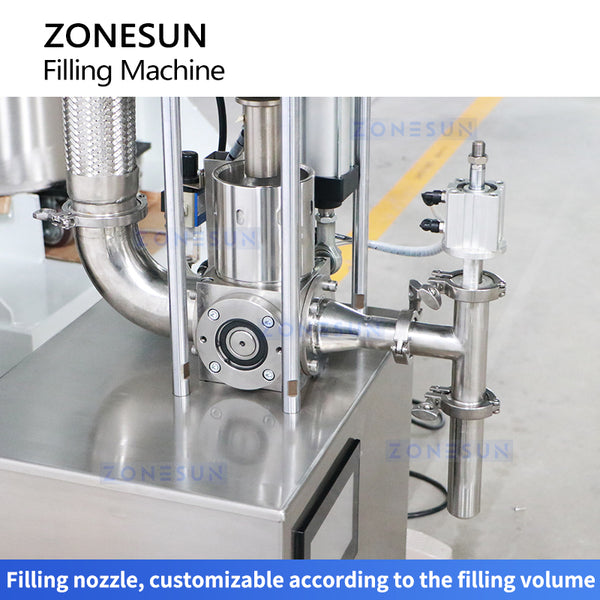 ZONESUN ZS-VGPJ1 Pneumatic Psaste Scrub Cream Filling Machine | Hydraulic Press