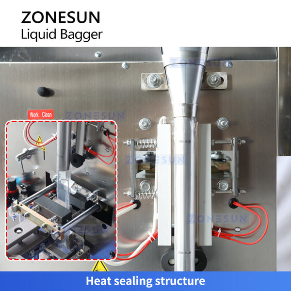 Zonesun ZS-FS200D Vertical Form Fill Seal VFFS Machines for Liquids