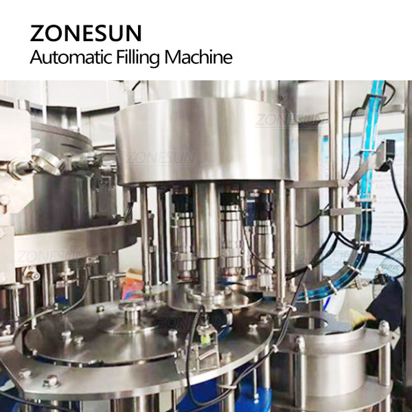 ZONESUN ZS-AFMC 24000BPH Full Automatic PET Bottle Carbonated Water Filling System