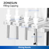 ZONESUN ZS-DTFC4Y Automatic 4 Nozzles Magnetic Pump Filling and Capping Machine