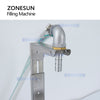 ZONESUN ZS-GPGT1C Gear Pump Semi-Automatic Honey Weighing And Filling Machine