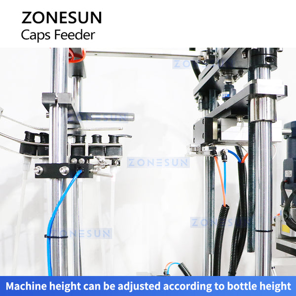 ZONESUN ZS-XG445S Trigger Sprayer Cap Feeder Feeding Machine