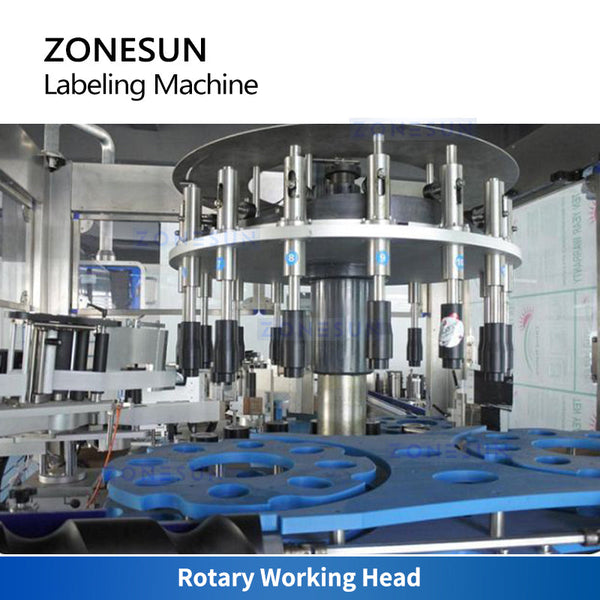 ZONESUN ZS-CYGDP6 Automatic High Speed Round Bottle Labeling Machine