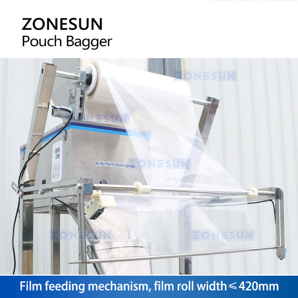 ZONESUN Automatic Vertical Form Pouch Granule Particle Filling and Sealing Machine ZS-FSK1000