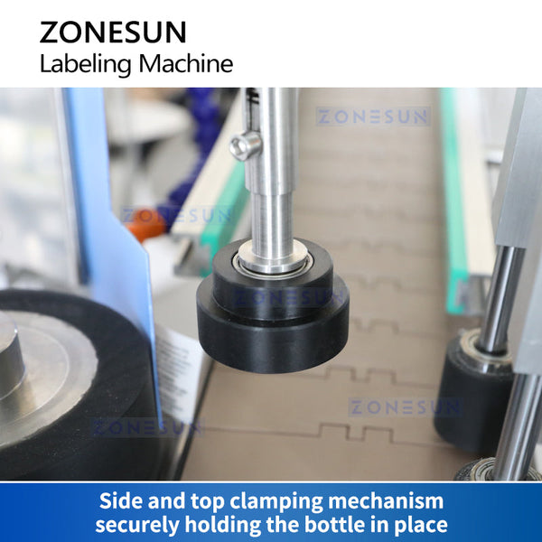 ZONESUN Automatic Tapered Label Applicator Bottle Labeling Machine Conical Container ZS-DT212