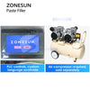 ZONESUN Automatic Rotor Pump Paste Peanut Butter Filling Machine with 80L Hopper ZS-DTGT900U2