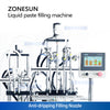 Zonesun ZS-SVYT4D Dual System Liquid Paste Servo Filling Machine