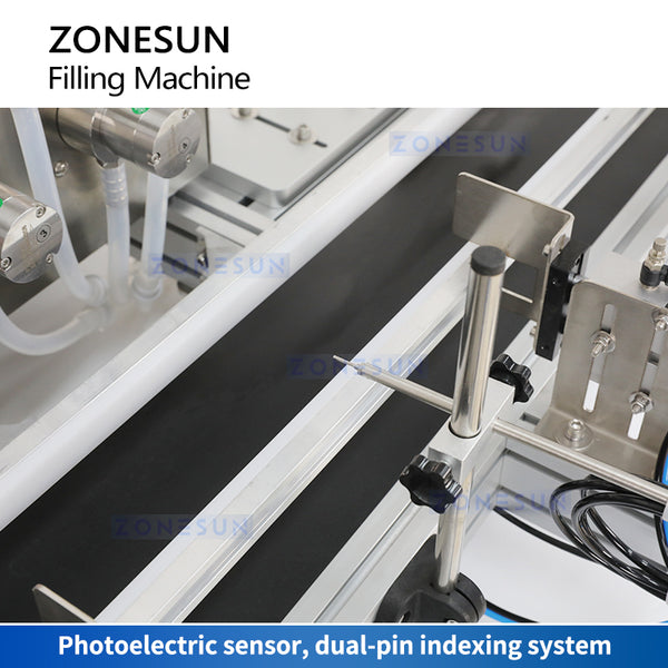 ZONESUN ZS-DTMP4D Automatic Magnetic Pump 4 Nozzles Lifting Filling Machine