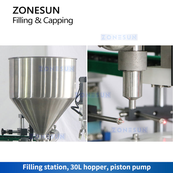 ZONESUN Monoblock Bottling Automatic Bottle Filling and Capping Machine ZS-AFC24