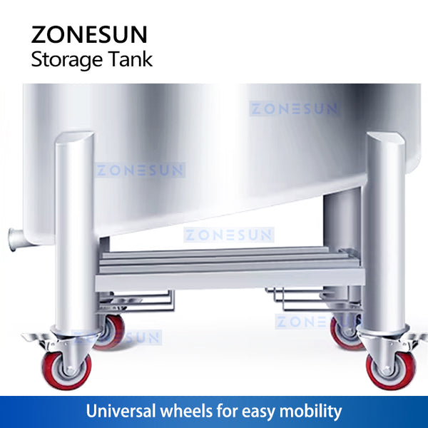 ZONESUN 316L Stainless Steel Storage Tank ZS-ST1500L