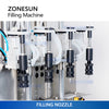 ZONESUN ZS-YTZL500 5-500ml 4 Heads Desktop Semi Automatic Vacuum Perfume Filling Machine