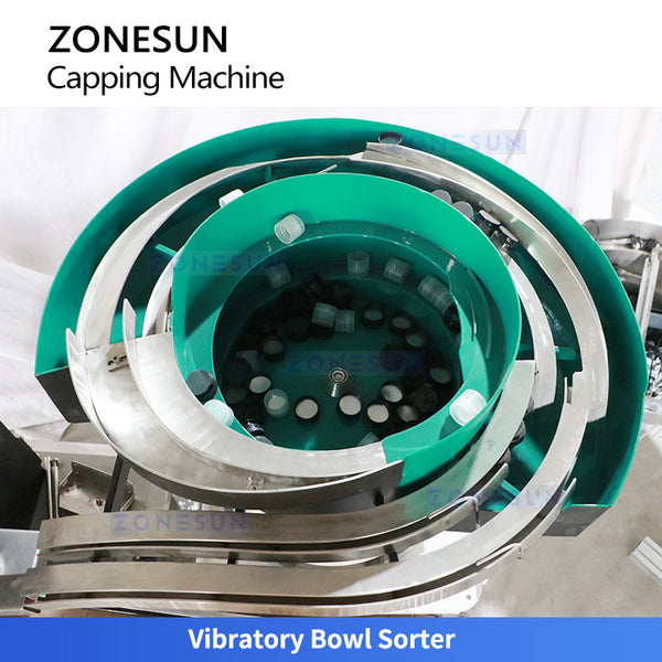 ZONESUN ZS-XG440S2 Automatic Double Caps Guide Rails Capping Machine