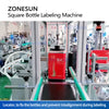 ZONESUN ZS-SL25 Square Flat Bottle Wrap-around One Circle Labeling Machine