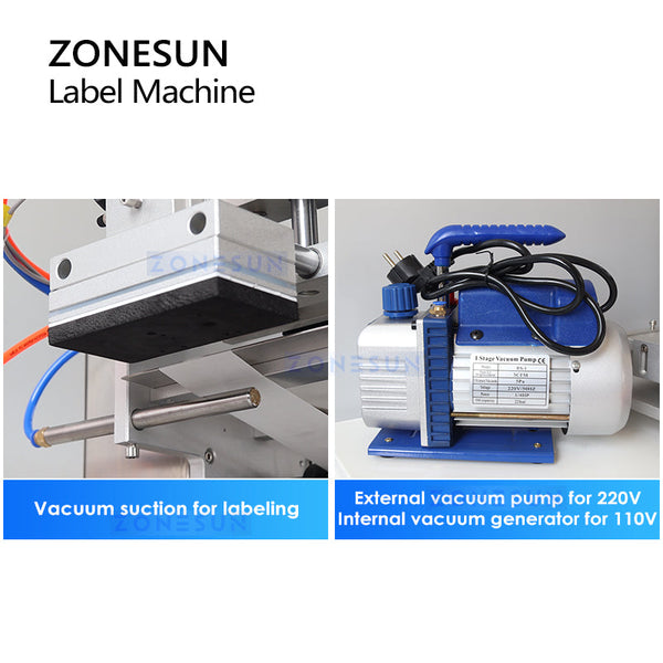 ZONESUN ZS-TB60 Semi-automatic Flat Surface Labeling Machine