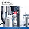 ZONESUN Automatic Jerrycan F-style bottle Capping Machine with Cap Elevator ZS-XG441F