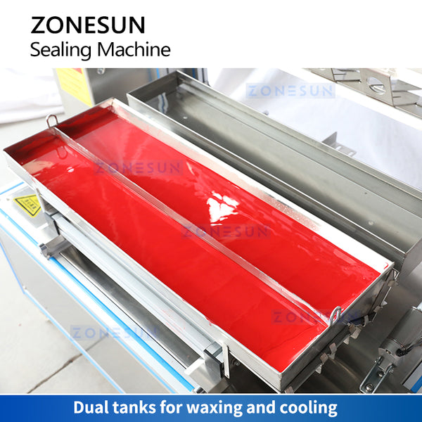 ZONESUN ZS-WS6 Semi Automatical Wine Bottle Dipping Wax Sealing Machine