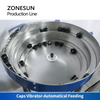 ZONESUN ZS-FAL180Z2 Magnetic Pump Liquid Filling Capping Round Bottle Labeling Machine With Bottle Unscrambler