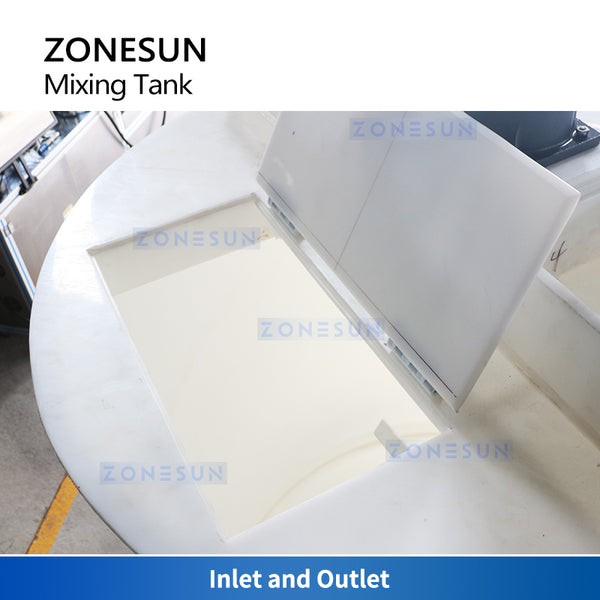 ZONESUN Anti-corrosive Polypropylene PP Mixing Tank ZS-PPMT1500L