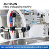 ZONESUN Squeeze Bottle Filling and Capping Machine Peristaltic Pump Filler ZS-AFC33