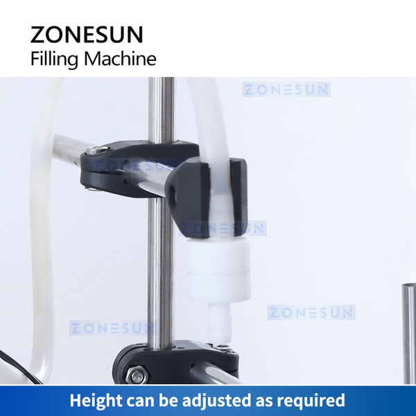 ZONESUN ZS-MPYT250C Automatic Magnetic Pump Liquid Filling Machine With Conveyor