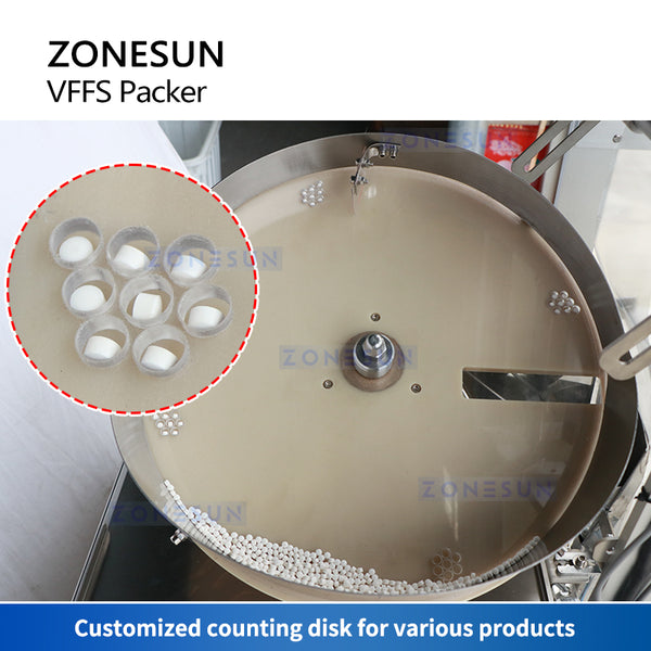 ZONESUN Flake Granule Candy Quantitative Filling and Sealing Machine ZS-SLFK80