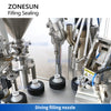 ZONESUN ZS-FS007U Facial Cleanser Plastic Tube Filling and Sealing Machine