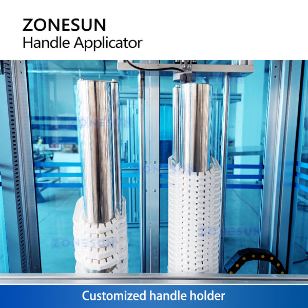 ZONESUN Bottle Handle Inserting Machine Oil Bottle Handle Applicator ZS-YG18