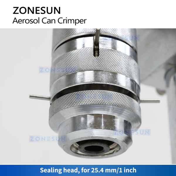 ZONESUN ZS-YG25C Manual Aerosol Can Capping Machine