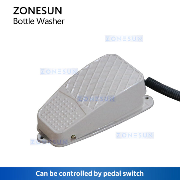 ZONESUN Semi Automatic Bottle Washer Cleaning Machine Bottle Rinsing Equipment ZS-WB2S