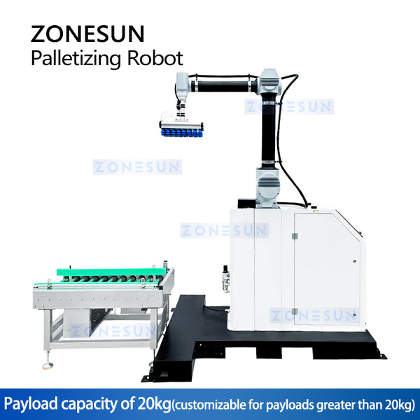 ZONESUN ZS-MD20A Automatic Robotic Robot Palletizer Robotic Arm Carton Packaging