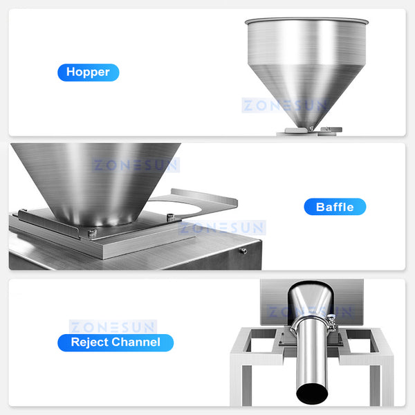 ZONESUN ZS-MS1 Granular Particle Metal Separator Detection Equipment