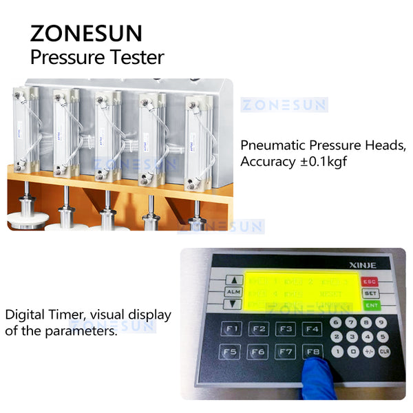 ZONESUN Laundry Condensation Pressure Tester ZS-PT1