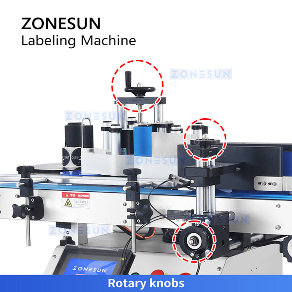 ZONESUN ZS-TB150RP Automatic Wrap Around Round Bottle Labeling Machine