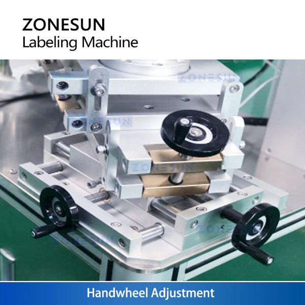 ZONESUN Automatic Round Bottle Neck and Body Labeling Machine ZS-TB120