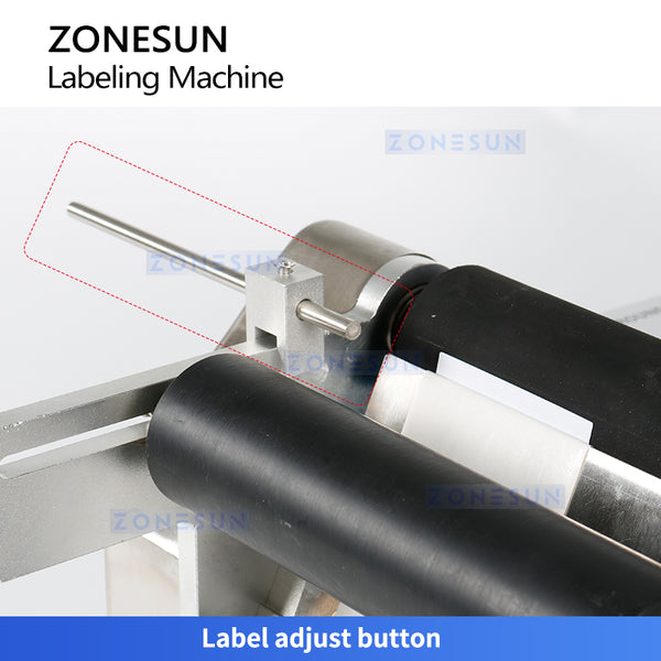 ZONESUN LT-50 Semi Automatic Electric Round Bottle Labeling Machine