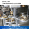 ZONESUN ZS-YG17 Automatic Wine Corking Machine Monoblock Cork Cager Machines