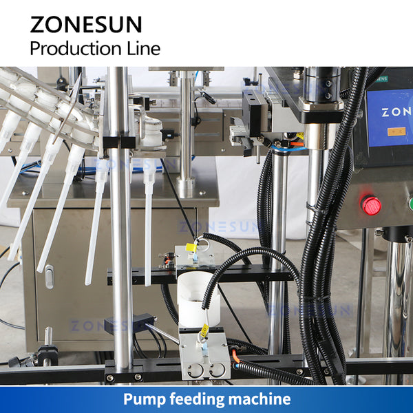 ZONESUN ZS-FALU4 Automatic Shampoo Pump Bottle Packaging Production Line