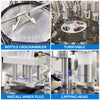 ZONESUN Automatic Vial Powder Auger Filler Filling and Capping Machine ZS-AFC24